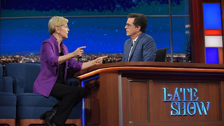 Elizabeth Warren, Elton John, And Gayle King Coming To The Late Show